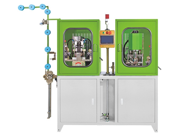 Cremallera de nylon completamente automática con separación CNC, pelado y máquina de soldadura de dos extremos