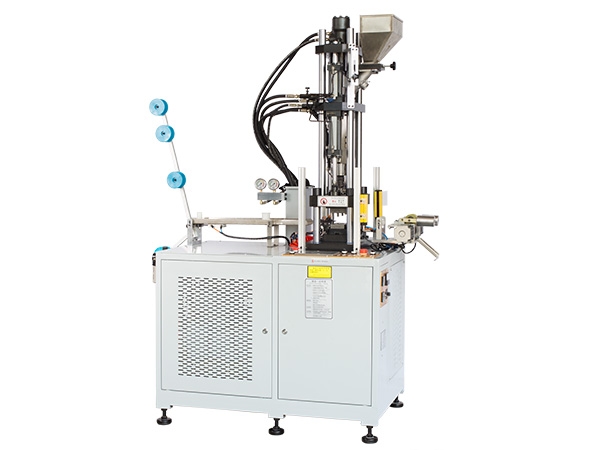 Full-automatic plastic top stop & pin-box injection machine