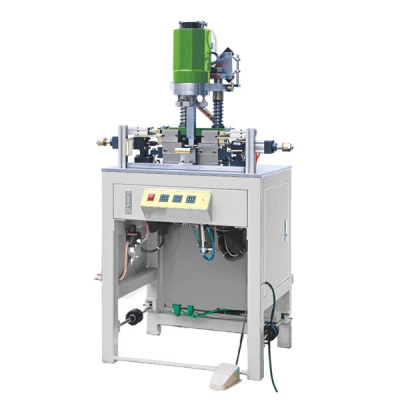 Máquina de prensado de tope de cremallera superior de nylon en forma de U con forma de U manual
